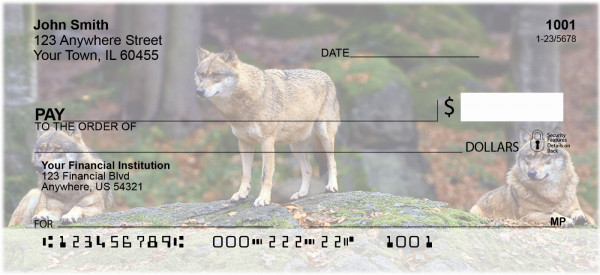 Wolves Personal Checks