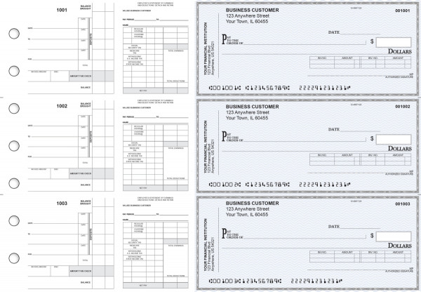 Blue Safety Payroll Invoice Business Checks