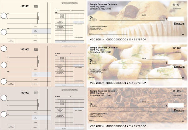 Bakery Disbursement Payroll Designer Business Checks