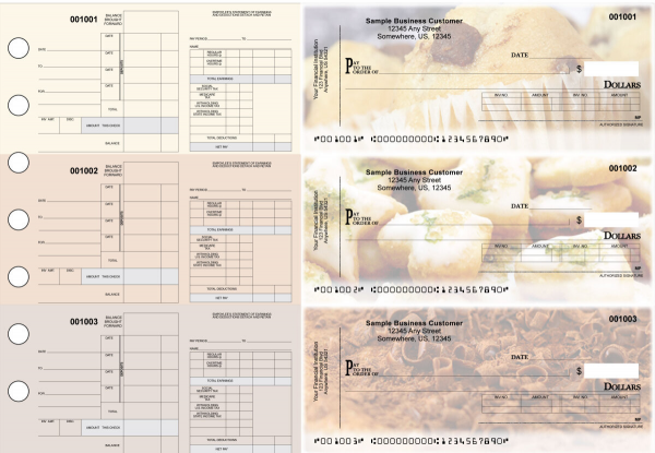 Bakery Itemized Disbursement Payroll Designer Business Checks
