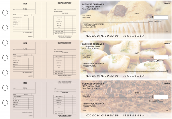 Bakery Multi-Purpose Salary Voucher Business Checks