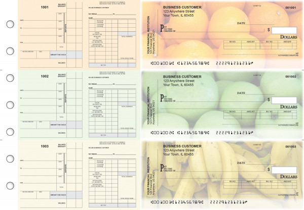 Fruit Payroll Invoice Business Checks