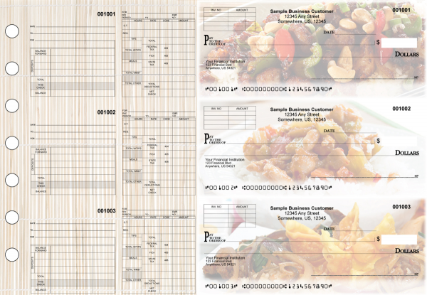 Chinese Cuisine Multipurpose Invoice Payroll Designer Business Checks