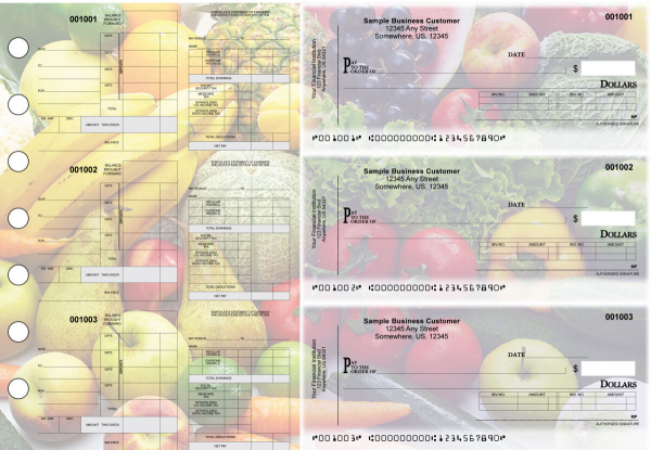 Fresh Produce Itemized Disbursement Payroll Designer Business Checks