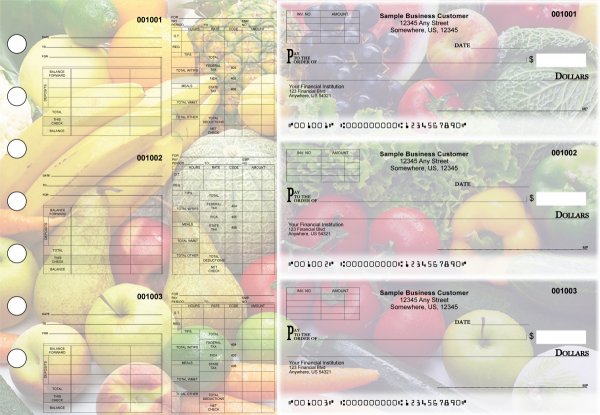 Fresh Produce Multipurpose Invoice Payroll Designer Business Checks