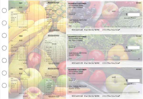 Fresh Produce Multi-Purpose Salary Voucher Business Checks