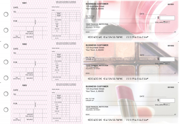 Makeup Dual Purpose Voucher Business Checks