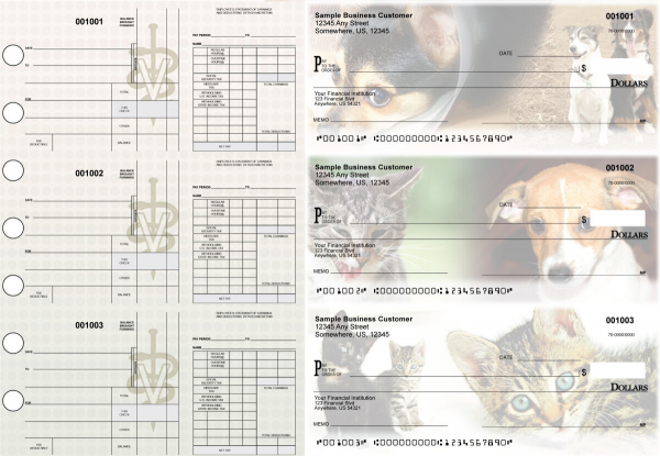 Veterinarian Disbursement Payroll Designer Business Checks
