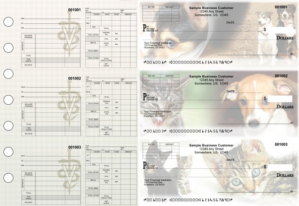 Veterinarian Multipurpose Invoice Payroll Designer Business Checks
