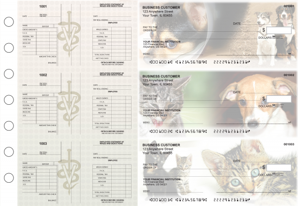 Veterinarian Multi-Purpose Salary Voucher Business Checks