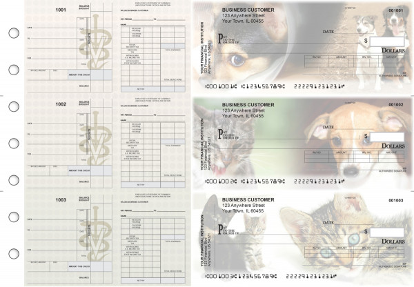 Veterinarian Payroll Invoice Business Checks