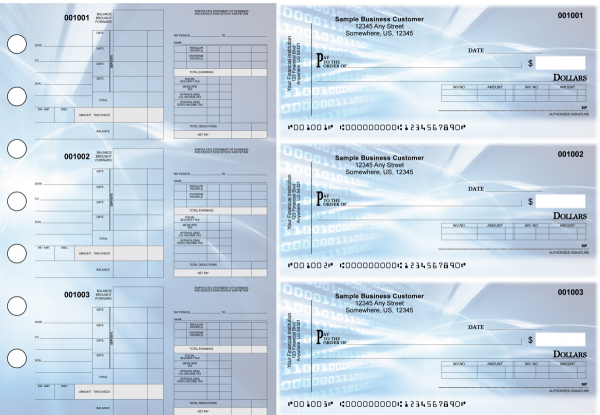 Digital Itemized Disbursement Payroll Designer Business Checks