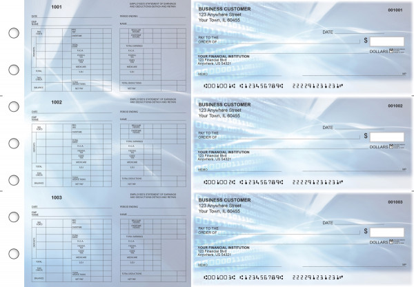 Digital Multi-Purpose Hourly Voucher Business Checks
