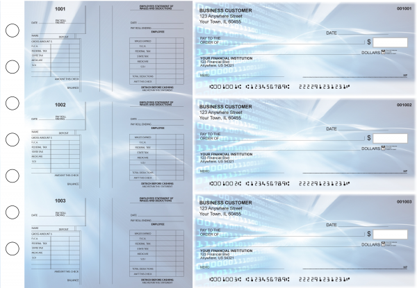 Digital Multi-Purpose Salary Voucher Business Checks