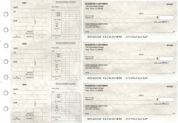 Granite Dual Purpose Voucher Business Checks