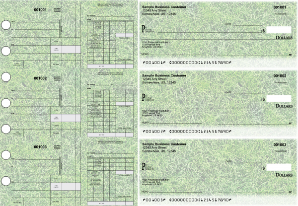 Grassy Disbursement Payroll Designer Business Checks
