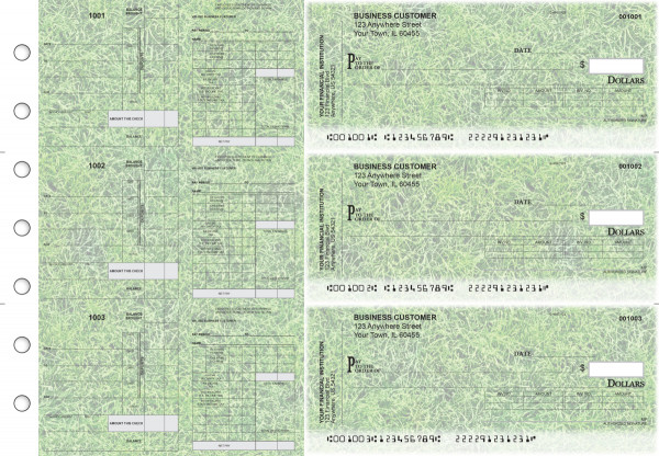 Grassy Payroll Invoice Business Checks