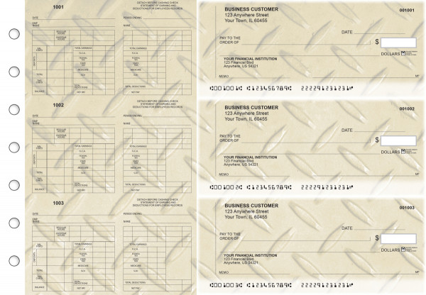 Iron Multi-Purpose Counter Signature Business Checks