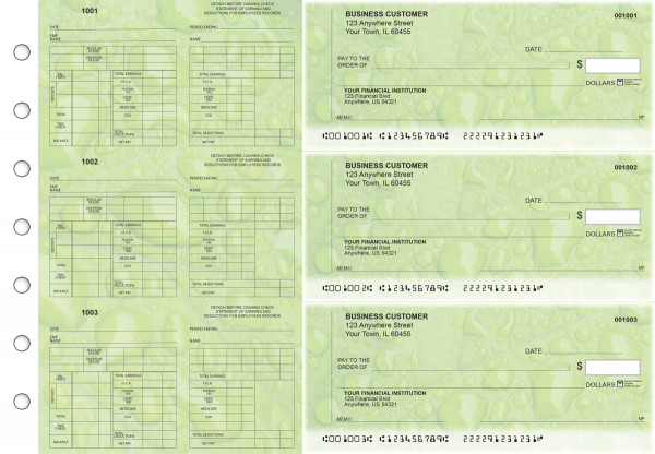 Leaf Multi-Purpose Counter Signature Business Checks