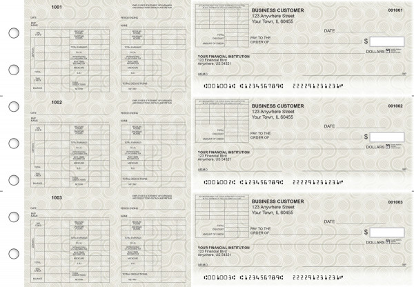 Circuit Multi-Purpose Corner Voucher Business Checks