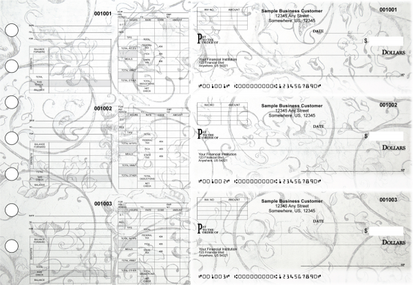 Vintage Multipurpose Invoice Payroll Designer Business Checks
