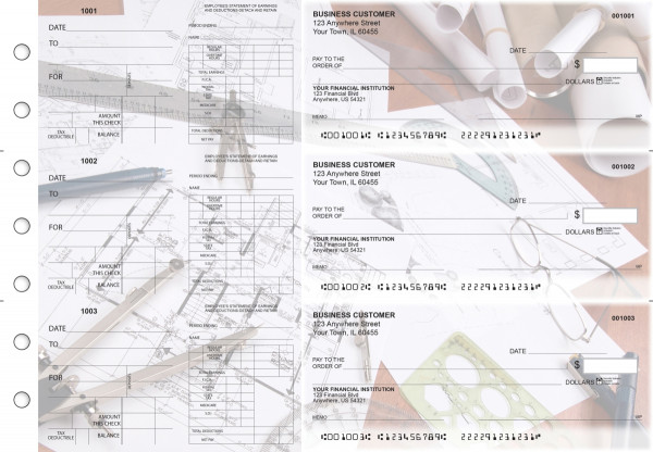 Architect Dual Purpose Voucher Business Checks