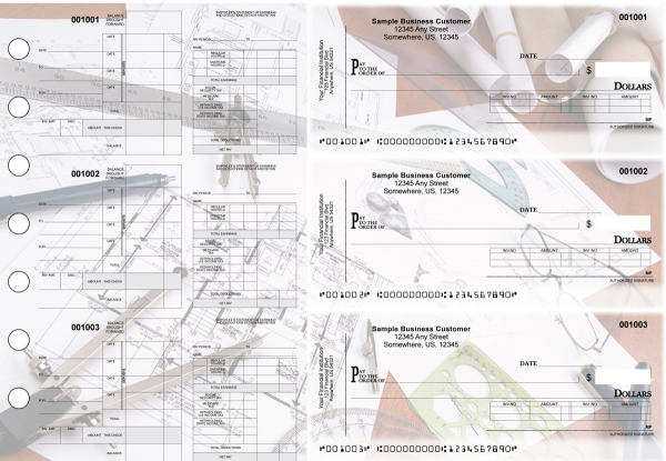 Architect Itemized Disbursement Payroll Designer Business Checks