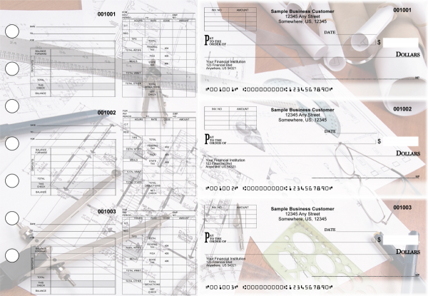 Architect Multipurpose Invoice Payroll Designer Business Checks