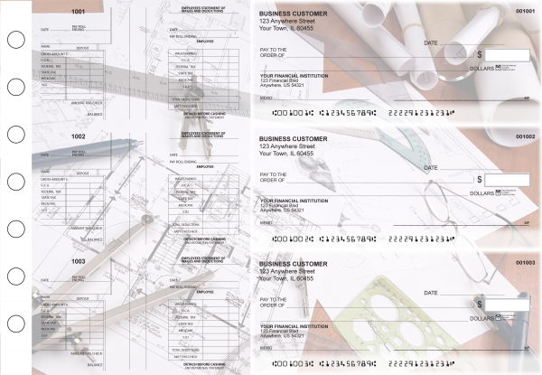 Architect Multi-Purpose Salary Voucher Business Checks
