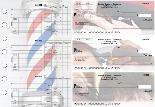 Barber Multipurpose Invoice Payroll Designer Business Checks