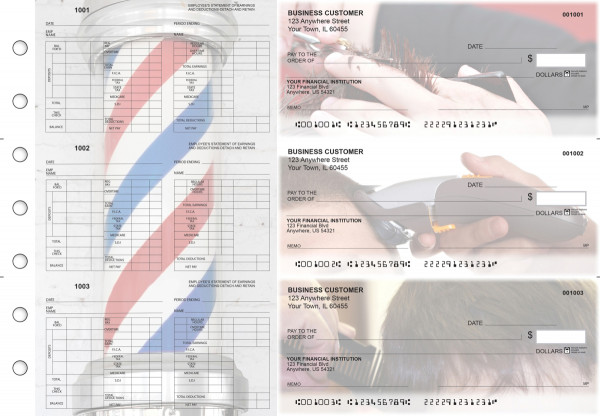 Barber Multi-Purpose Hourly Voucher Business Checks