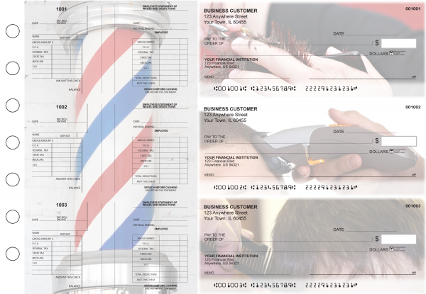Barber Multi-Purpose Salary Voucher Business Checks