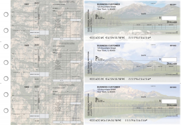 Scenic Mountains Payroll Invoice Business Checks