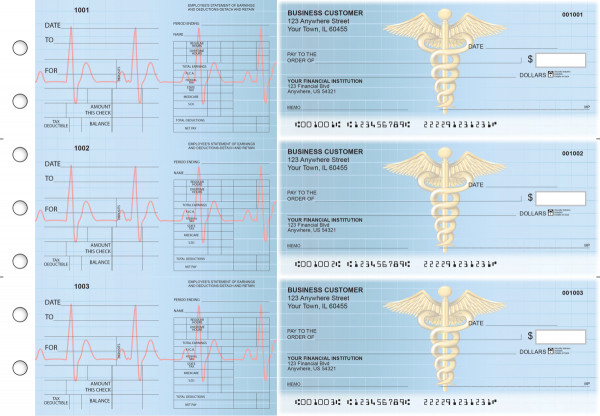 Medical Dual Purpose Voucher Business Checks