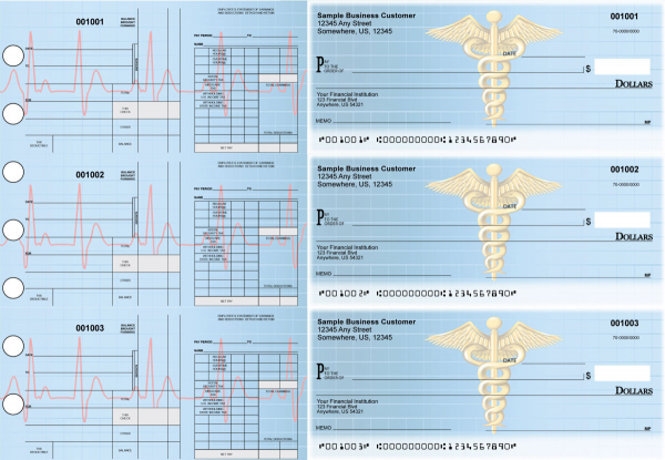 Medical Disbursement Payroll Designer Business Checks