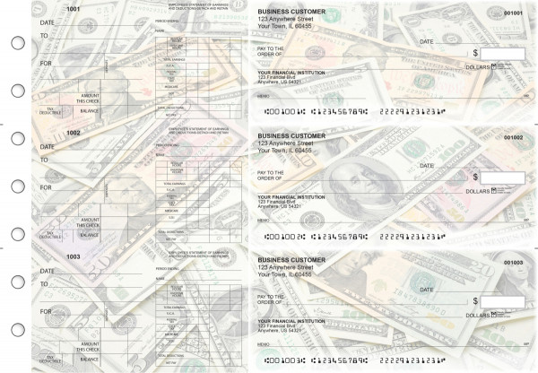 Money Dual Purpose Voucher Business Checks