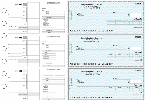 Teal Safety Itemized Disbursement Payroll Business Checks