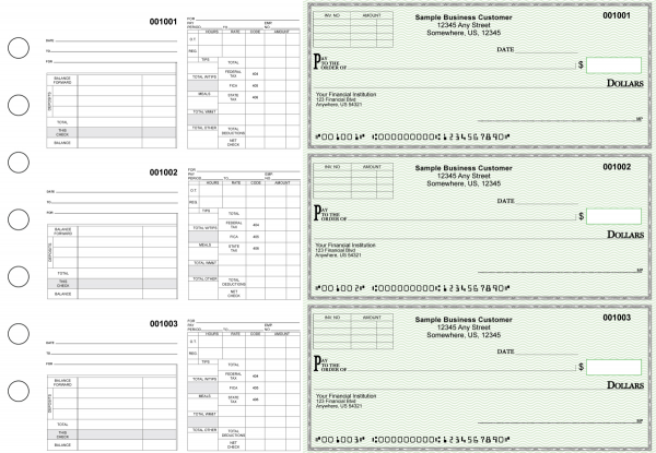 Green Safety Multipurpose Invoice Payroll Business Checks