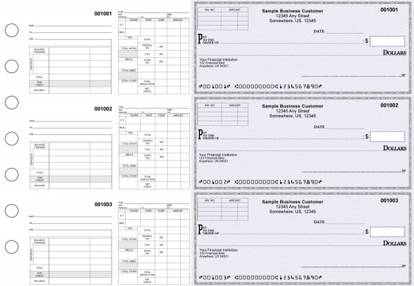 Purple Safety Multipurpose Invoice Payroll Business Checks