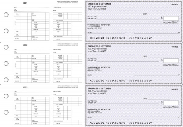 Purple Safety Multi-Purpose Hourly Voucher Business Checks