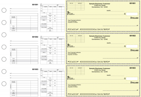 Yellow Safety Multipurpose Invoice Payroll Business Checks