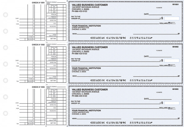 Blue Safety Multi Purpose Business Checks