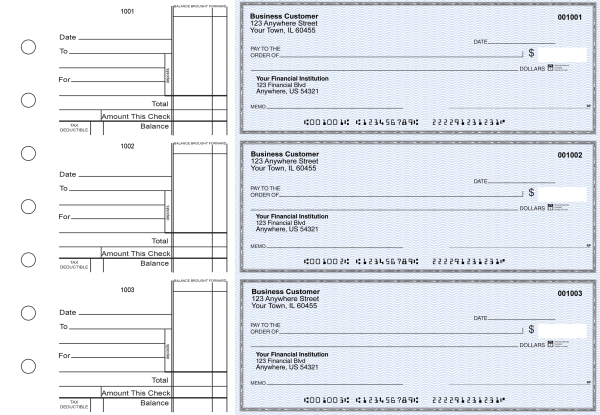 Blue Safety Standard Business Checks