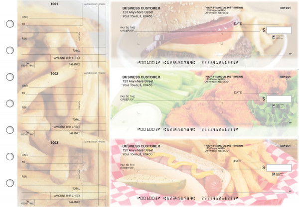 American Cuisine Standard Mailer Business Checks