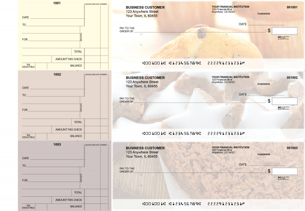 Bakery Standard Mailer Business Checks