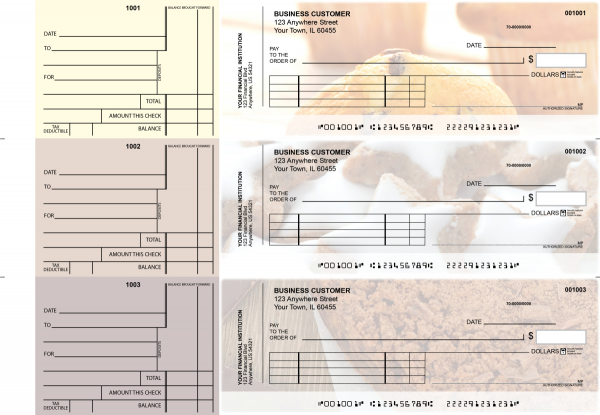 Bakery Standard Invoice Business Checks