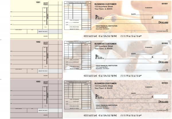 Bakery Itemized Invoice Business Checks