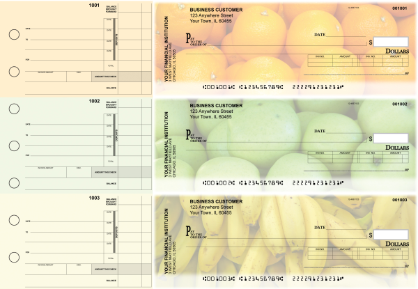 Fruit Invoice Business Checks