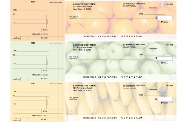 Fruit Standard Mailer Business Checks