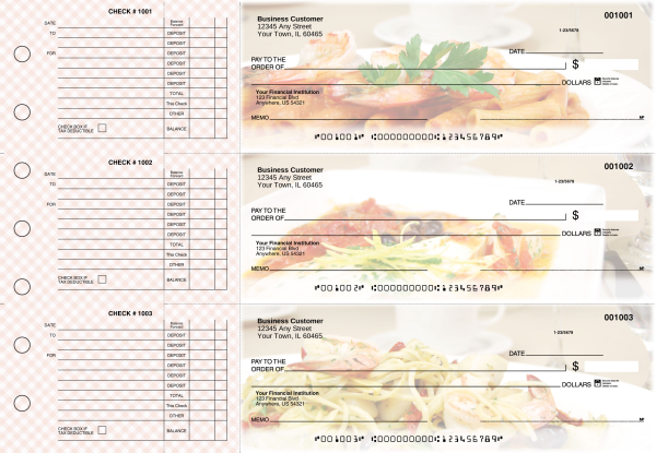 Italian Cuisine Accounts Payable Designer Business Checks